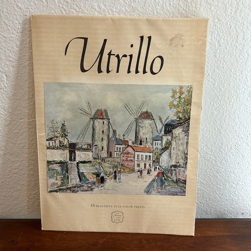 Maurice utrillo 1953 vintage - maurice,