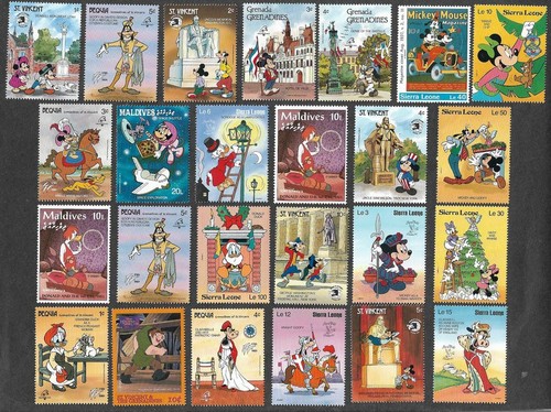 Disney stamps vertical - stamps, 25