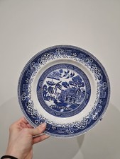 Vintage Washington Pottery Old Willow Dinner Plate 25cm