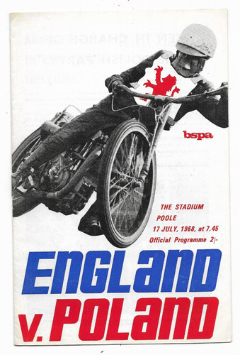 Speedway programme july - speedway,