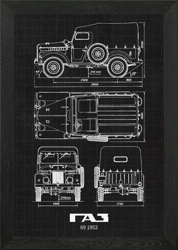 Gaz69 1953 framed wall - gaz69,