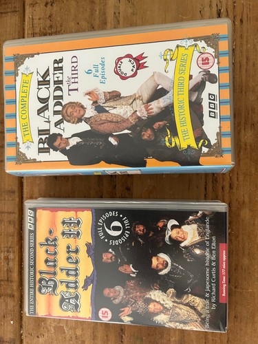 Blackadder series and vhs - blackadder, 3,