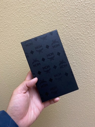 Mcm black cardboard gift - cardboard,