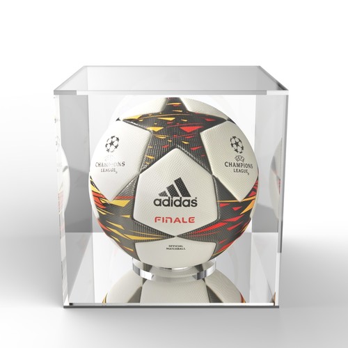 Acrylic football cube - acrylic,
