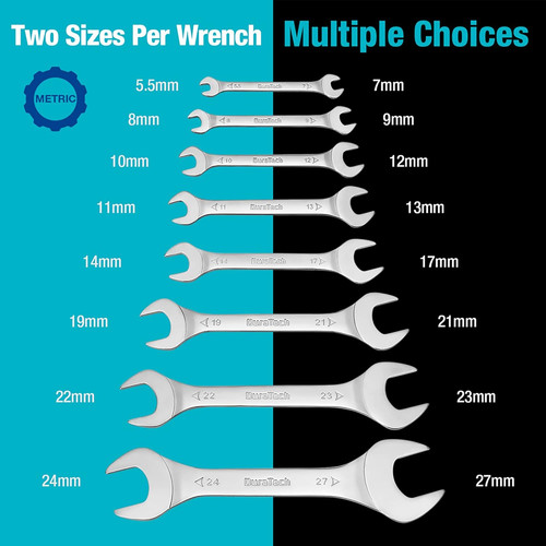 Double open end - end, set