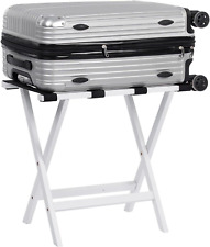 Bamboo Folding Luggage Rack Suitcase Stand Bamboo Luggage Stand