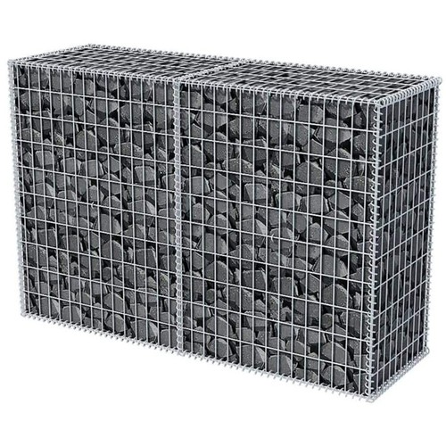 4mm galvanized gabion baskets - galvanized,