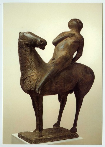 Equine art postcard - postcard, marino