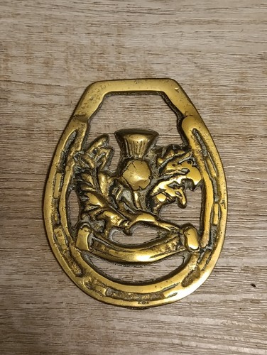 Large selection horse brass - of,