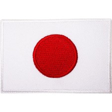 Japan Flag Embroidered Iron /