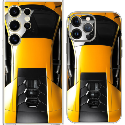 Yellow sports car race - sports,