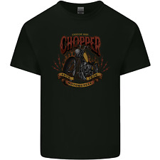 Custom Bike Chopper Biker Motorcycle Kids T-Shirt Childrens