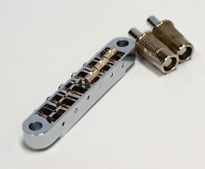 Tune O Matic Nashville Style bridge Les Paul SG etc 10.5mm string spacing Chrome