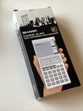 Sharp Elsi Mate EL-640 Voice Synthesized Clock Calculator.New.Vintage.Collectors