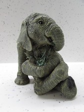 RARE THE HERD Elephant ornament "STASH" #3131 Martha Carey Elephant Figure 1994