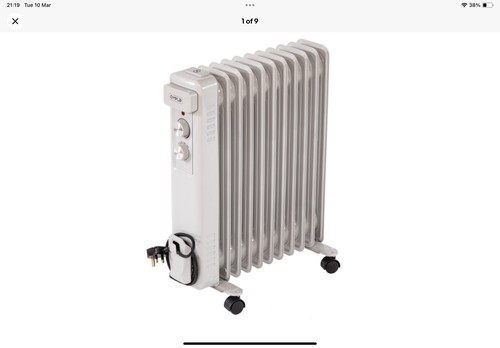 2500w fin portable oil - fin,
