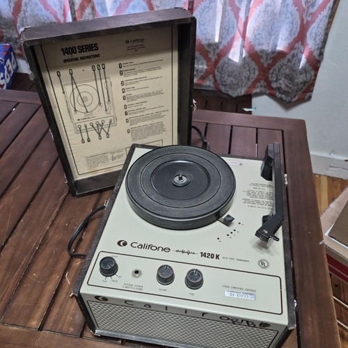 Vintage califone 1420k phono - califone,