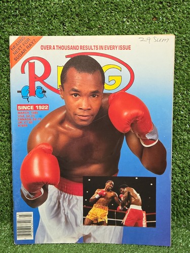 The ring boxing magazine sugar - ring,