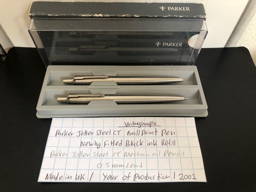 Parker jotter steel pen - steel, ct