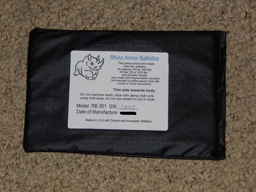 New bulletproof insert - new,