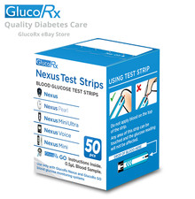 GlucoRx NEXUS Blood Glucose Test Strips (50pcs) VAT FREE
