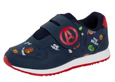 Avengers Trainers For Boys Marvel Kids Lightweight Sports Shoes Easy Fasten Shoe