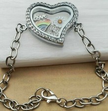 floating memory bracelet locket floating charms birthday gift 