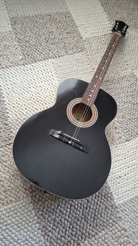 Old guitar jumbo - guitar, defil