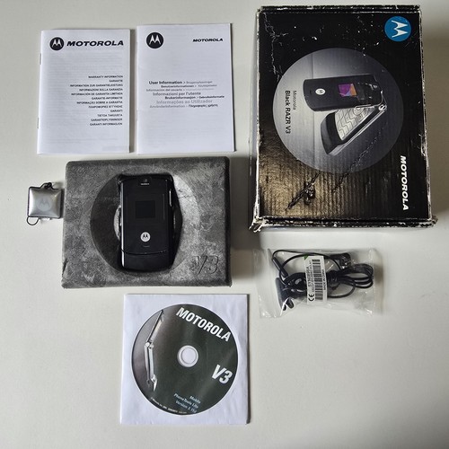 Motorola razr black flip - black,