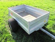 Compact tractor trailer for