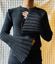 Black Knitted Jumper with