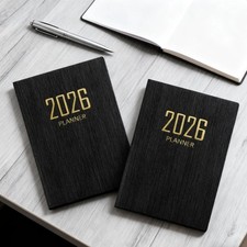 1/2Pcs Small Pocket Diary 2026 Week to View A7 Daily Weekly Planner 2026