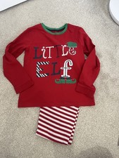 Boys Girls Christmas Little Elf Pyjamas age 10-11 years