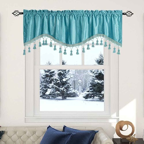 Velvet lace curtain - lace,