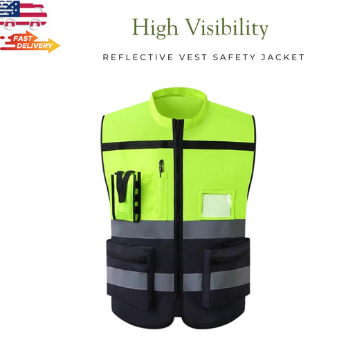Reflective safety vest high - reflective,