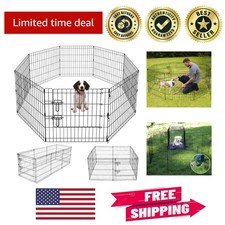 Durable Foldable Dog Fence - 8