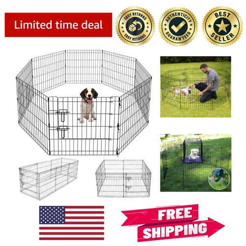 Durable foldable dog fence 8 - durable,
