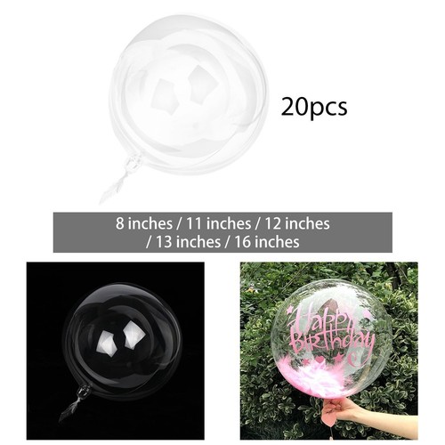 20x clear balloons for - 20x,