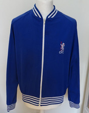 CHELSEA FC Vintage Blue Flag Collection Replica 1967 Tracksuit Top UK Mens Large
