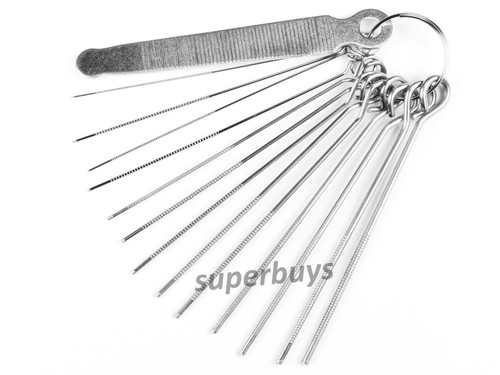 14pcs guitar nut slotting file - 14pcs,