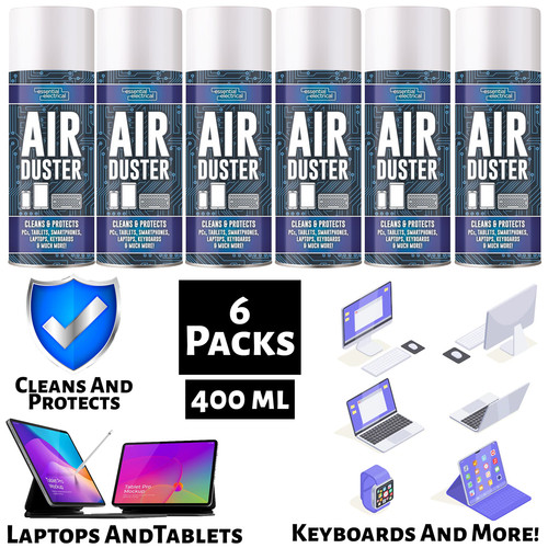 Air duster spray compressed - 6x,