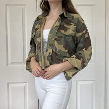 Topshop Camo Lightweight Denim