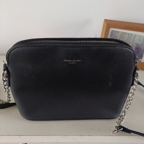 David jones black zip - david,