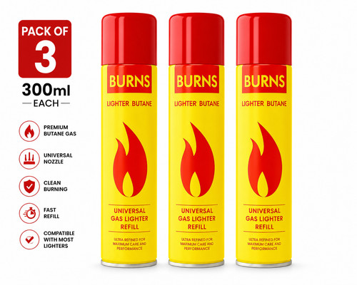 Burns butane universal gas - universal,
