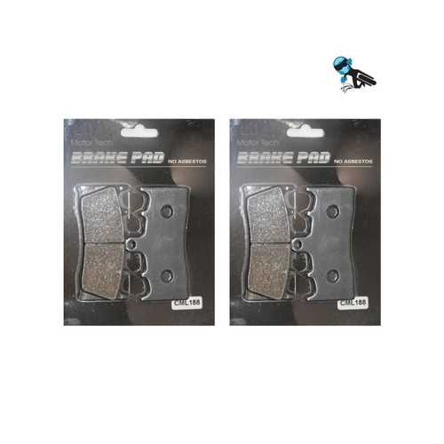 Front brake pad set - front,