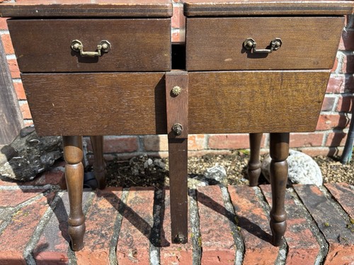 Vtg 1950s sewing cabinet end - vtg, cabinet/end