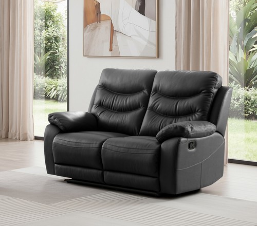 Black italian leather - black,