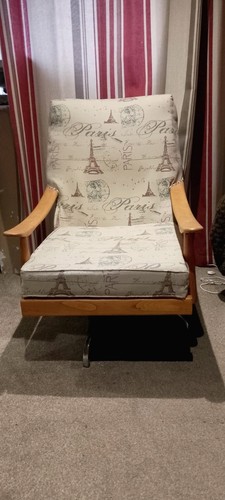 Upholstered sprung easy rock - upholstered,