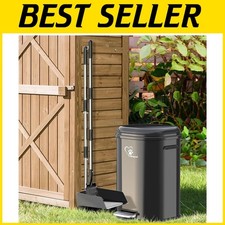 Round Outdoor Dog Poop Trash