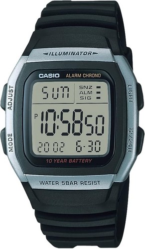 Casio 96h 1ajh digital watch - w-96h-1ajh,